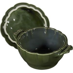Staub Pentola carciofo in ceramica, verde scuro, 0.47L, Pirofila per sformati, Verde Staub Pentola carciofo in ceramica, verde scuro, 0.47L, Pirofila per sformati, Verde