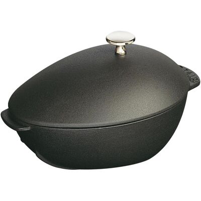 Staub Pentola per cozze, Padella + Pentola, Nero Staub Pentola per cozze, Padella + Pentola, Nero