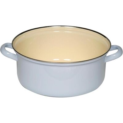 Riess - Kasserole Emaille Pastell Blau 24cm - Pastell Blau - 24cm - Casserole Riess - Kasserole Emaille Pastell Blau 24cm - Pastell Blau - 24cm - Casserole