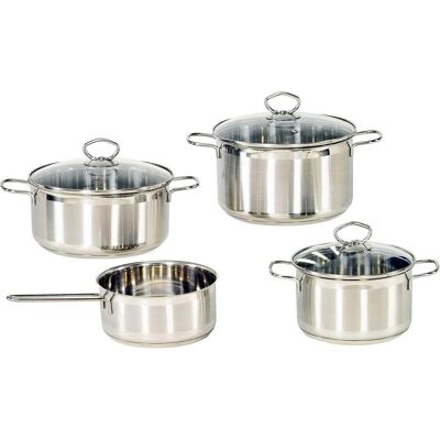 Krüger Manhattan, Padella + Pentola, Argento Krüger Manhattan, Padella + Pentola, Argento