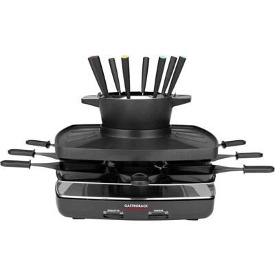 Gastroback 42567 - Nero - Set Raclette e Fondue Gastroback 42567 - Nero - Set Raclette e Fondue