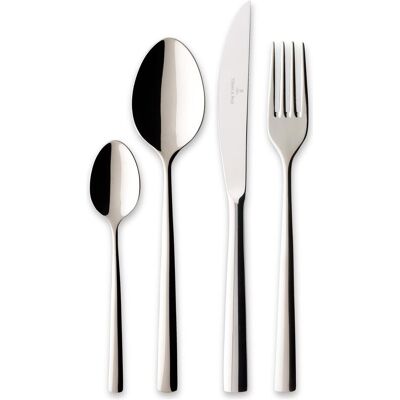 Villeroy & Boch Tafelbesteck 4tlg. Piemont, Posate, Argento Villeroy & Boch Tafelbesteck 4tlg. Piemont, Posate, Argento