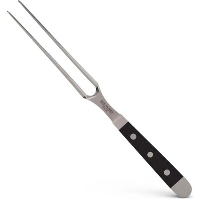 Güde Solingen Forchetta da carne alfa, Posate di servizio, Nero, Argento Güde Solingen Forchetta da carne alfa, Posate di servizio, Nero, Argento