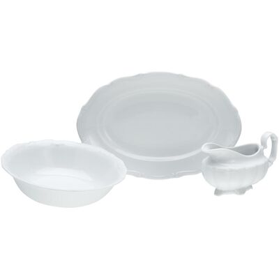 Creatable 16029 - Set di servizio Maria Theresia Bianco 3 Pezzi Creatable 16029 - Set di servizio Maria Theresia Bianco 3 Pezzi