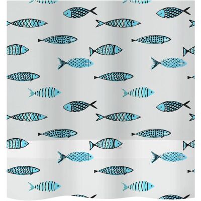 Diaqua, Tenda da doccia, Fish (180 x 200 cm) Diaqua, Tenda da doccia, Fish (180 x 200 cm)