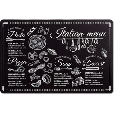 Zeller Present, Tovagliette, Menu italiano (1 pz., 43.50 x 28.50 cm) Zeller Present, Tovagliette, Menu italiano (1 pz., 43.50 x 28.50 cm)