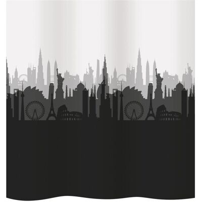 Diaqua, Tenda da doccia, Tenda da doccia tessile City (240 x 180 cm) Diaqua, Tenda da doccia, Tenda da doccia tessile City (240 x 180 cm)