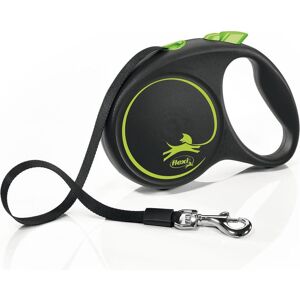 Flexi Cintura nera di design (S, Cane, Generale), Collare + Guinzaglio Flexi Cintura nera di design (S, Cane, Generale), Collare + Guinzaglio
