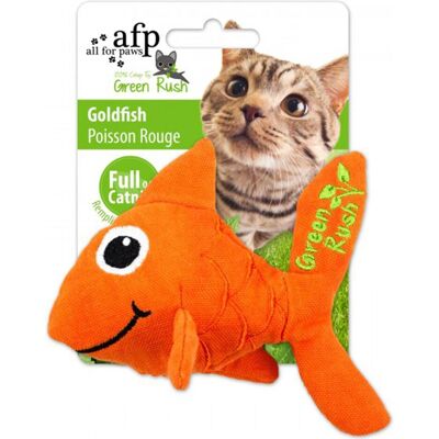 All for Paws AFP CatNip Green Rush Goldfish Giocattolo per gatti (Catmint giocattolo), Gioco per gatti All for Paws AFP CatNip Green Rush Goldfish Giocattolo per gatti (Catmint giocattolo), Gioco per gatti