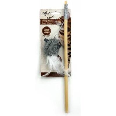All for Paws Giocattolo per gatti in lana d'agnello AFP - Canna da pesca con polpo (Canna da gioco per gatti), Gioco per gatti All for Paws Giocattolo per gatti in lana d'agnello AFP - Canna da pesca con polpo (Canna da gioco per gatti), Gioco per gatti