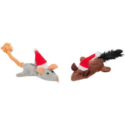 Karlie Topolino scoppiettante giocattolo di Natale, Gioco per gatti Karlie Topolino scoppiettante giocattolo di Natale, Gioco per gatti