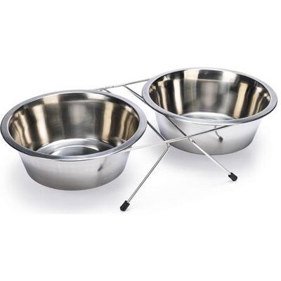 Karlie Duo Diner (250 cl), Ciotola mangime + Dosatore Karlie Duo Diner (250 cl), Ciotola mangime + Dosatore