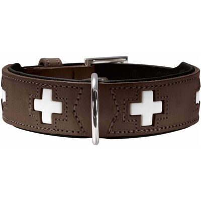 Collare per Cani Hunter Swiss - L-XL 56-64cm, B39mm, Marrone Collare per Cani Hunter Swiss - L-XL 56-64cm, B39mm, Marrone