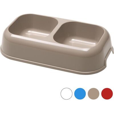 Ferplast Doppia ciotola Party 16 2x0.35l (35 cl), Ciotola mangime + Dosatore Ferplast Doppia ciotola Party 16 2x0.35l (35 cl), Ciotola mangime + Dosatore