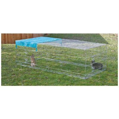 Recinto esterno per piccoli animali Kerbl - Argento - 230x115x70 cm Recinto esterno per piccoli animali Kerbl - Argento - 230x115x70 cm