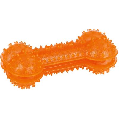 Kerbl Bone ToyFastic riempibile, arancione 18x8x6cm (Gioco da masticare per cani), Gioco per cani Kerbl Bone ToyFastic riempibile, arancione 18x8x6cm (Gioco da masticare per cani), Gioco per cani