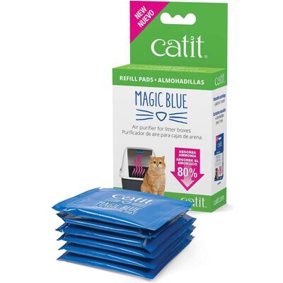 Cuscinetti di Ricambio Catit Magic Blue - Assorbitori di Odori Naturali Cuscinetti di Ricambio Catit Magic Blue - Assorbitori di Odori Naturali