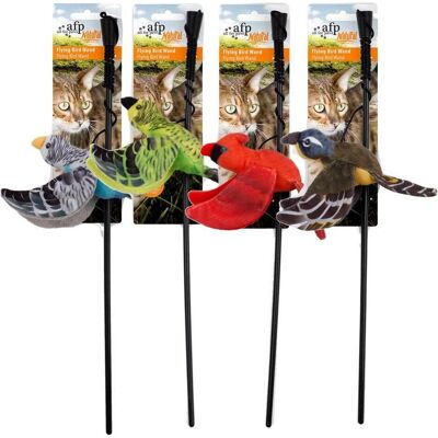 All for Paws AFP Cat Toy Natural Instincts - Canna da pesca per gatti che vola con l'uccello (Canna da gioco per gatti), Gioco per gatti All for Paws AFP Cat Toy Natural Instincts - Canna da pesca per gatti che vola con l'uccello (Canna da gioco per gatti), Gioco per gatti