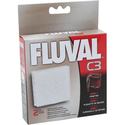 Fluval Cartuccia in schiuma C3/poliestere (Filtri interni), Filtro per acquario Fluval Cartuccia in schiuma C3/poliestere (Filtri interni), Filtro per acquario