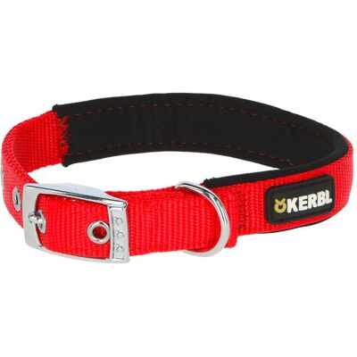 Collare in nylon KERBL Miami - Regolabile, Rosso - Collare per cani Collare in nylon KERBL Miami - Regolabile, Rosso - Collare per cani