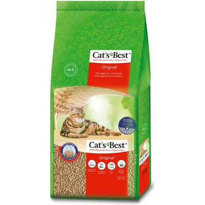 Cat's Best Eco Plus lettiera per gatti (Raggruppamento, 17.20 kg), Sabbia lettiera per gatti Cat's Best Eco Plus lettiera per gatti (Raggruppamento, 17.20 kg), Sabbia lettiera per gatti