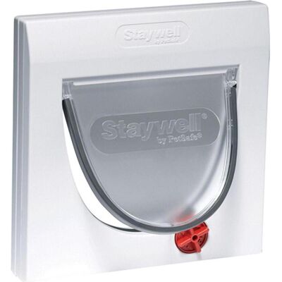 PetSafe Porta Gatti Bianca a 4 Vie con Tunnel - Porta per Gatti PetSafe Porta Gatti Bianca a 4 Vie con Tunnel - Porta per Gatti