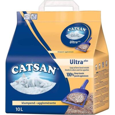 Catsan Lettiera per Gatti (Biodegradabile, Neutralizzante, Raggruppamento, 10.30 kg), Sabbia lettiera per gatti Catsan Lettiera per Gatti (Biodegradabile, Neutralizzante, Raggruppamento, 10.30 kg), Sabbia lettiera per gatti