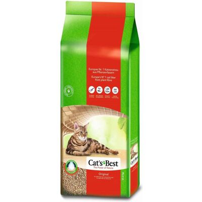 Cat's Best Eco Plus lettiera per gatti (Assorbimento rapido, Biodegradabile, Raggruppamento, 40 l), Sabbia lettiera per gatti Cat's Best Eco Plus lettiera per gatti (Assorbimento rapido, Biodegradabile, Raggruppamento, 40 l), Sabbia lettiera per gatti