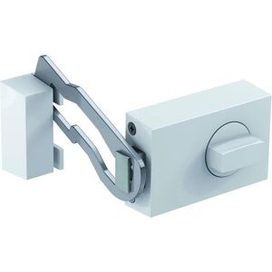 BASI 1304-0201 Serratura porta bianca con barra di bloccaggio - Serratura BASI 1304-0201 Serratura porta bianca con barra di bloccaggio - Serratura