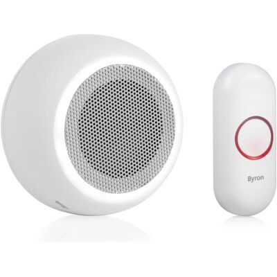 Byron DBY-23512 Kit Campanello Wireless - Bianco Byron DBY-23512 Kit Campanello Wireless - Bianco