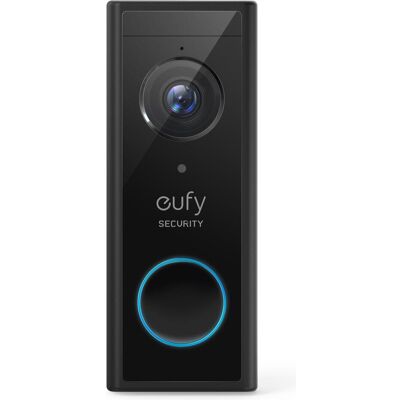 Eufy T82101W1 Campanello video nero - Campanello, Nero, 2K HD Eufy T82101W1 Campanello video nero - Campanello, Nero, 2K HD