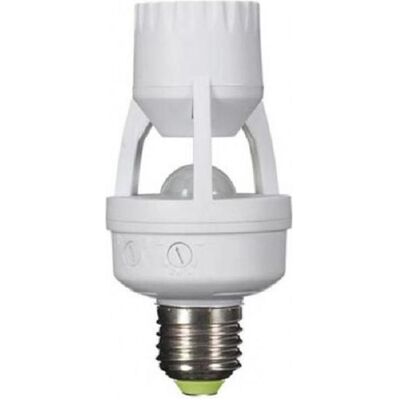 Perel Rilevatore di movimento, Rilevatore di movimento PIR EMS107 E27-SOCKET (6 m) Perel Rilevatore di movimento, Rilevatore di movimento PIR EMS107 E27-SOCKET (6 m)