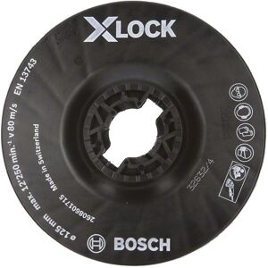 Bosch Professional Zubehör, Abrasivi, PRO Backing Pad X-Lock, medio, 125 mm, medio (P80) Bosch Professional Zubehör, Abrasivi, PRO Backing Pad X-Lock, medio, 125 mm, medio (P80)