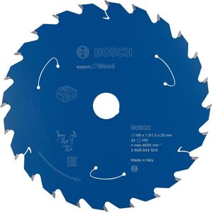 Bosch Professional Zubehör, Lama, Lama circolare a batteria Expert per legno, 160 x 1,5/1 x 20, 24 denti Bosch Professional Zubehör, Lama, Lama circolare a batteria Expert per legno, 160 x 1,5/1 x 20, 24 denti
