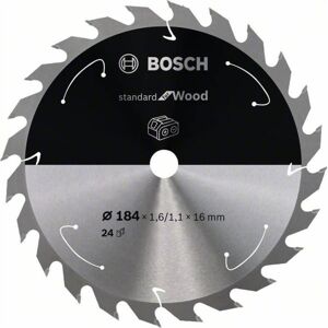 Bosch Professional Zubehör, Lama, Lama per sega circolare a batteria PRO Wood, 184 x 1,6 x 16 mm Bosch Professional Zubehör, Lama, Lama per sega circolare a batteria PRO Wood, 184 x 1,6 x 16 mm