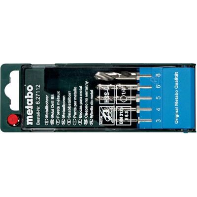 Metabo 627112000 Set di Utensili per Perforare - Bit Metallici di Alta Qualità - Durevoli & Precisi Metabo 627112000 Set di Utensili per Perforare - Bit Metallici di Alta Qualità - Durevoli & Precisi