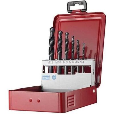 Set di maschi e punte Dormer - M4 a M12, 6 pezzi Set di maschi e punte Dormer - M4 a M12, 6 pezzi