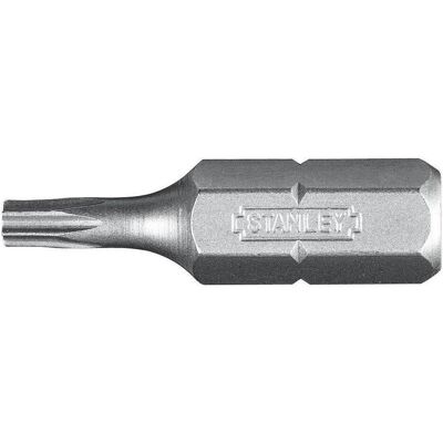 Stanley T30 Insert Bits - 25mm, Confezione da 25 Stanley T30 Insert Bits - 25mm, Confezione da 25