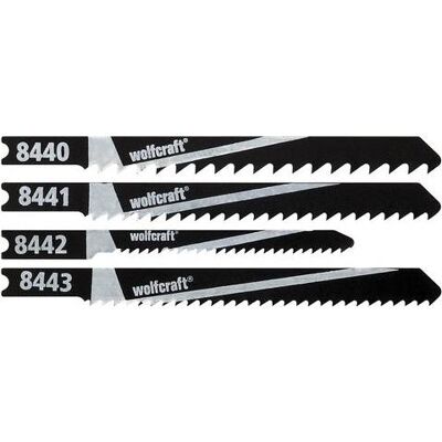 wolfcraft, Lama, 1 Set di lame per seghetto alternativo da 10 pezzi con albero a U wolfcraft, Lama, 1 Set di lame per seghetto alternativo da 10 pezzi con albero a U
