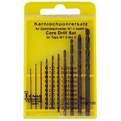 Set di Punte Donau Elektronik - M1-M4, 10 pezzi, Multicolore - Utensili da Perforazione Set di Punte Donau Elektronik - M1-M4, 10 pezzi, Multicolore - Utensili da Perforazione