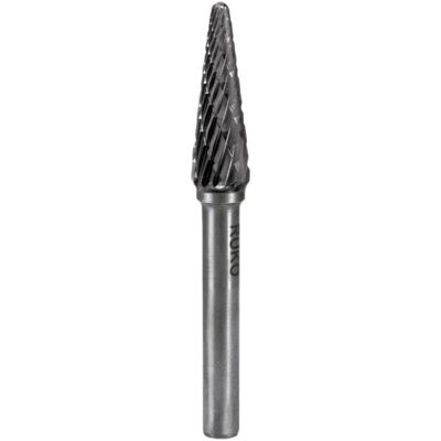 Fresa conica in carburo di tungsteno RUKO 116232 - 3mm x 38mm Fresa conica in carburo di tungsteno RUKO 116232 - 3mm x 38mm