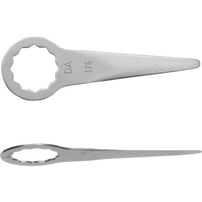 Fein - Lama da taglio Modello 63903176015 - Forma dritta, 40mm di taglio, 90mm lunghezza totale Fein - Lama da taglio Modello 63903176015 - Forma dritta, 40mm di taglio, 90mm lunghezza totale