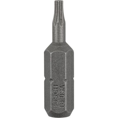 Bosch Professional Zubehör, Chiave a bussola, Bit di cacciavite extra-duro T8, 25 mm, confezione da 25 (Esagono incassato TX) Bosch Professional Zubehör, Chiave a bussola, Bit di cacciavite extra-duro T8, 25 mm, confezione da 25 (Esagono incassato TX)