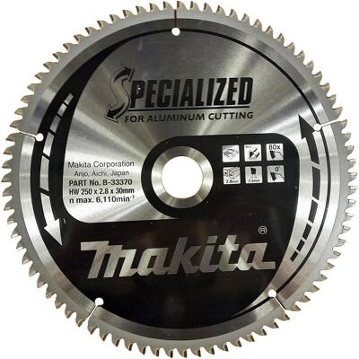 Lama di sega Makita B-33370 - Alluminio, plastica, laminato Lama di sega Makita B-33370 - Alluminio, plastica, laminato