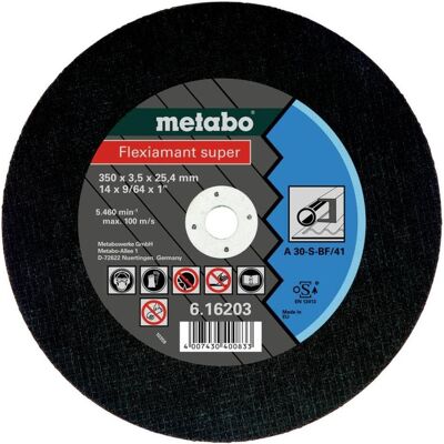 Disco da taglio Flexiamant Super 350mm - Acciaio e Inox - 350x3,5x25,4mm Disco da taglio Flexiamant Super 350mm - Acciaio e Inox - 350x3,5x25,4mm