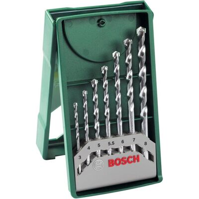 Set di punte Bosch Mini-X-Line per muratura - 7 pezzi Set di punte Bosch Mini-X-Line per muratura - 7 pezzi