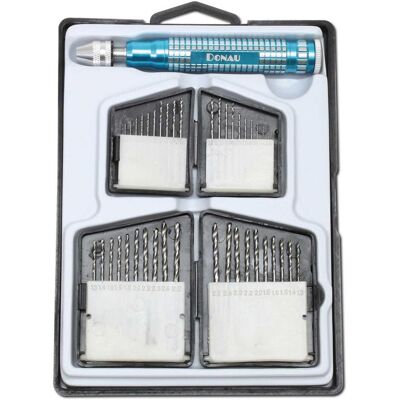 Donau Elektronik HSS250 Set di Punte - Metallo, Plastica, Non Ferro Donau Elektronik HSS250 Set di Punte - Metallo, Plastica, Non Ferro
