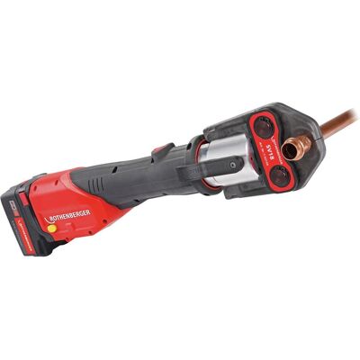 Rothenberger, Pressa, ROMAX 4000 Pressatrice elettroidraulica a batteria 18V in valigetta - senza batteria, s Rothenberger, Pressa, ROMAX 4000 Pressatrice elettroidraulica a batteria 18V in valigetta - senza batteria, s