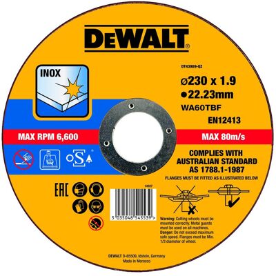DeWalt, Lama, Disco da taglio DeWalt, Lama, Disco da taglio