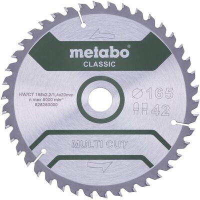 Metabo Multi Cut - Classic Lama di sega circolare - 42 denti Metabo Multi Cut - Classic Lama di sega circolare - 42 denti